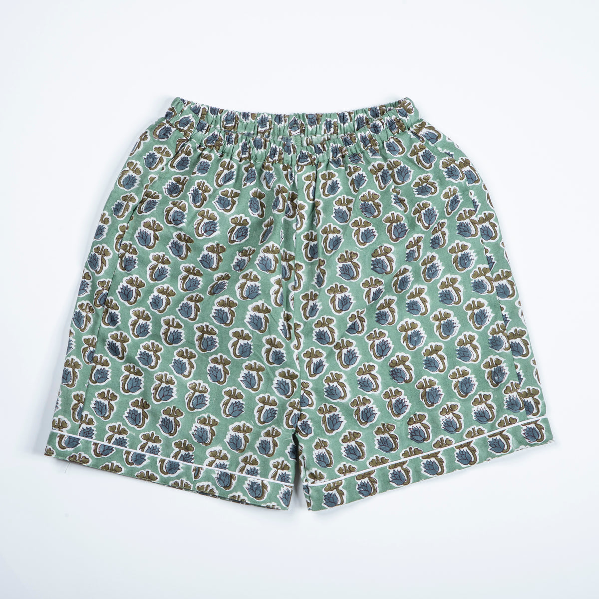 Green Buti Shorts Set