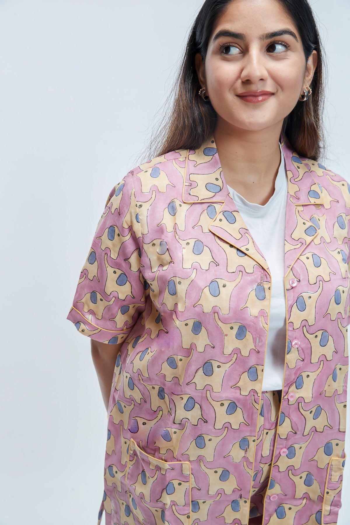 Sunset Elephant Print Loungewear