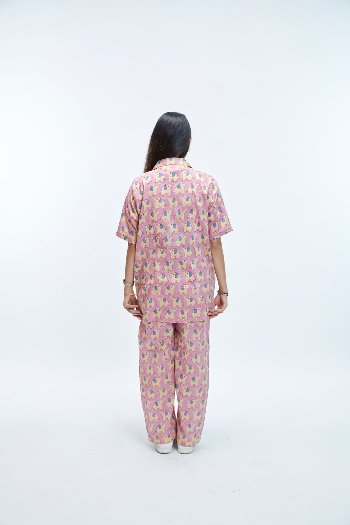 Sunset Elephant Print Loungewear