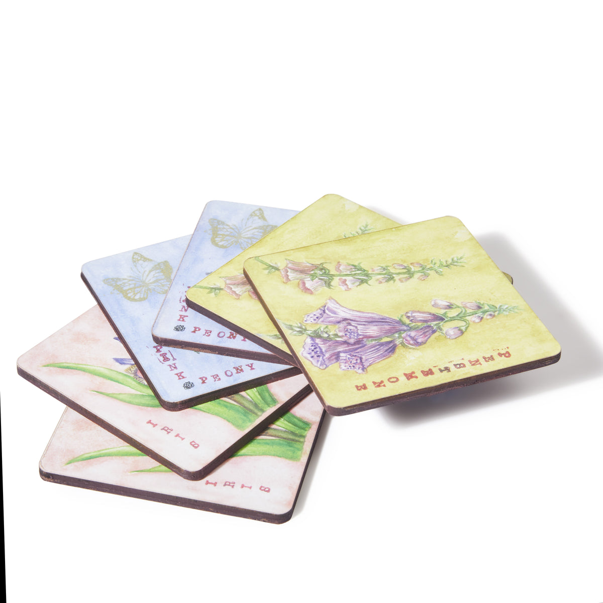 Botanical Coasters - (Set of 6)