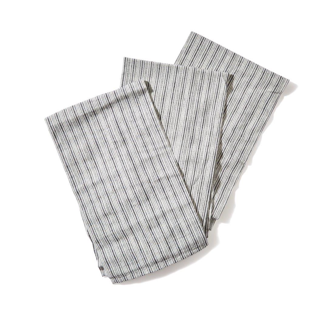 Stripe Printed Tea Towels (Set Of 3)