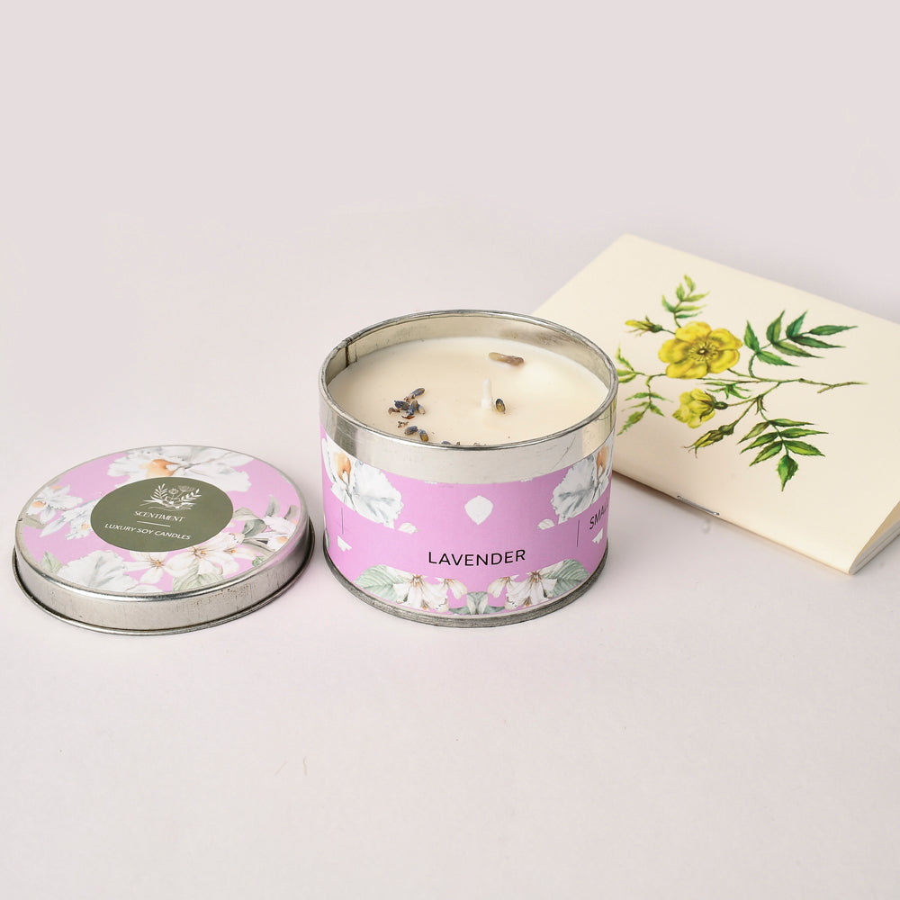 Tin Candle- Lavender
