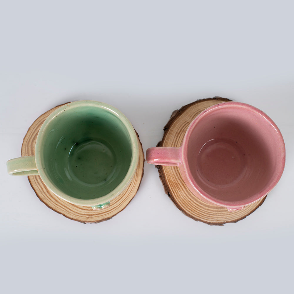 Valentine Heart Ceramic Coffee Mug (Set of 2)