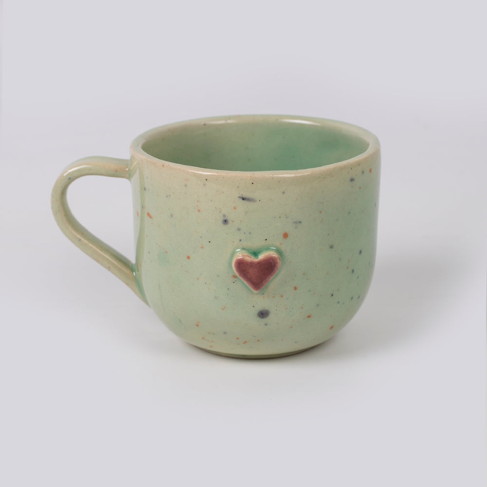 Valentine Heart Ceramic Coffee Mug (Set of 2)