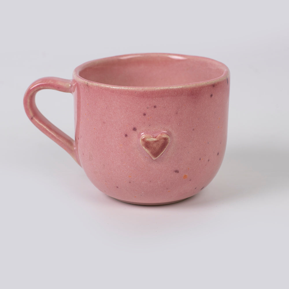 Valentine Heart Ceramic Coffee Mug (Set of 2)